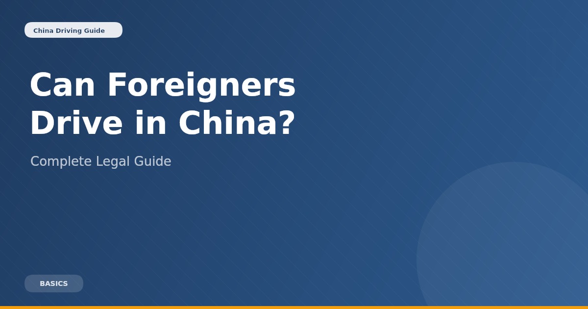 Your AAA International Driving Permit Is Invalid in China — What US Citizens Need (2026)